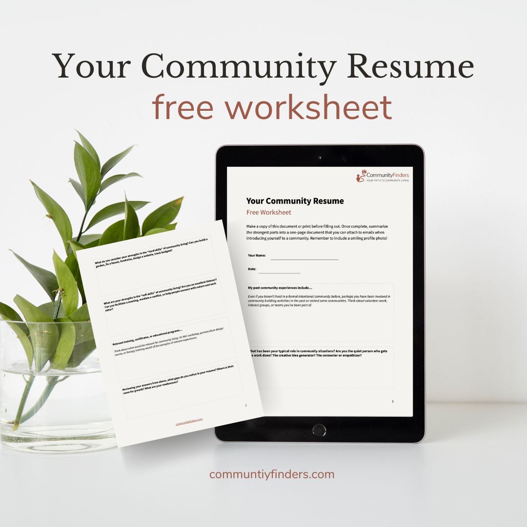 your-community-resume-free-worksheet